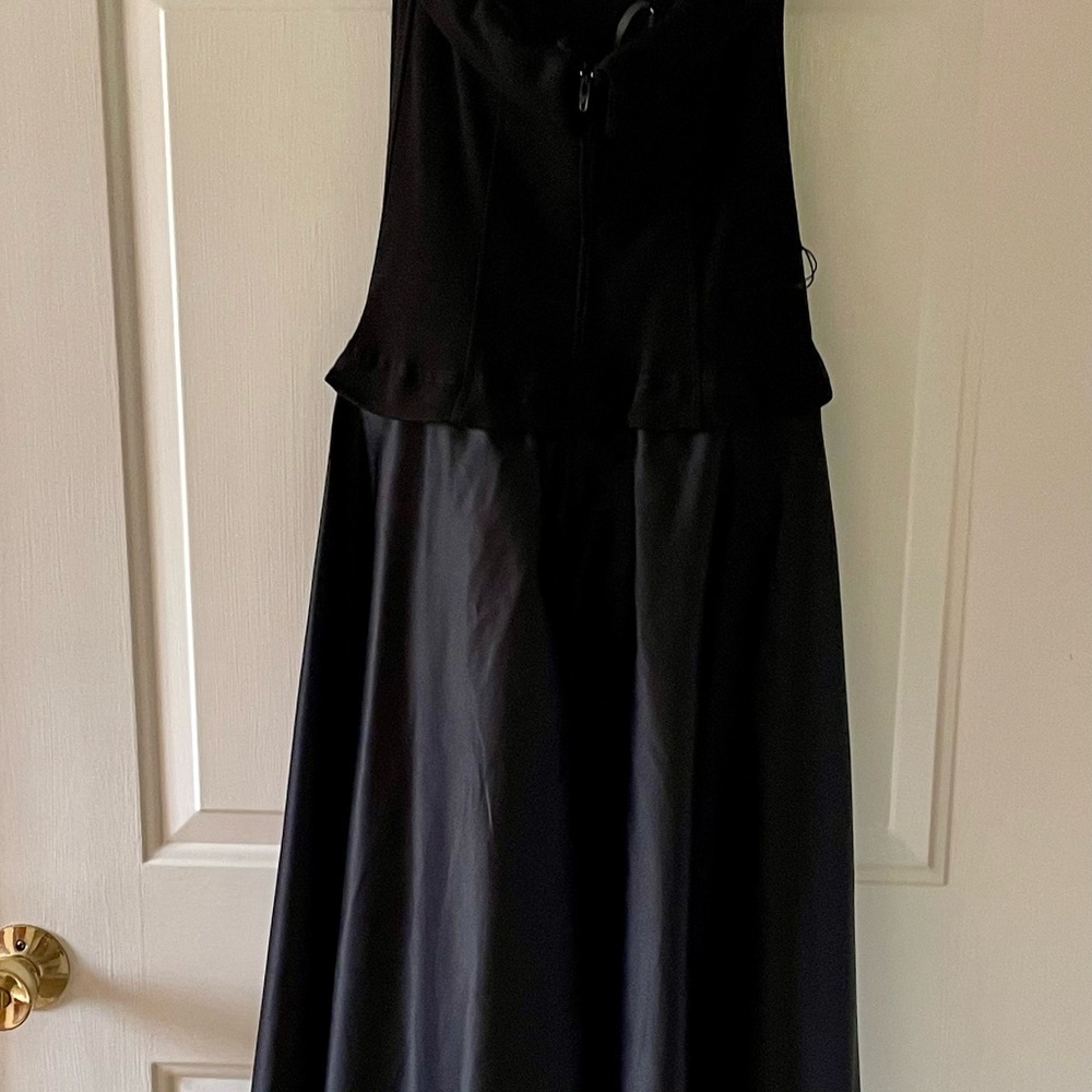 Tadashi Shoji Black Strapless Evening Dress